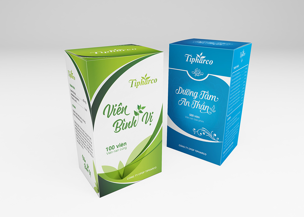 TIPHARCO - Thiết kế bao bì dược phẩm TIPHARCO